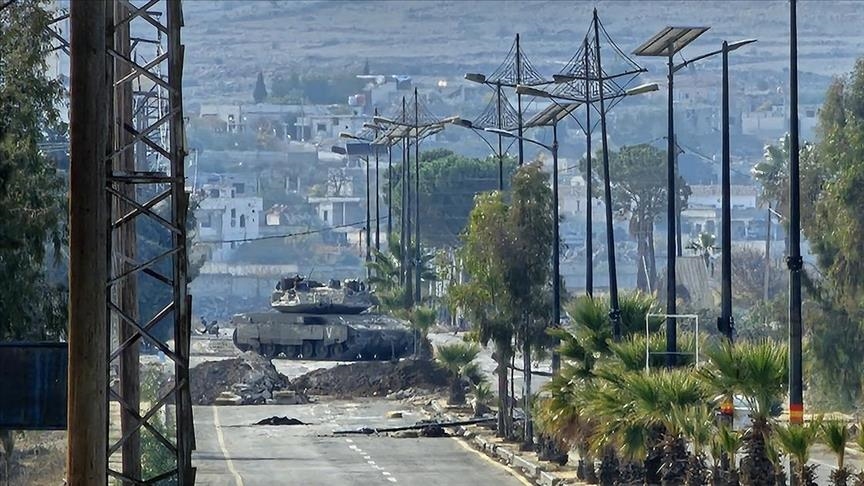 دبابة إسرائيلية في جنوب غرب سوريا